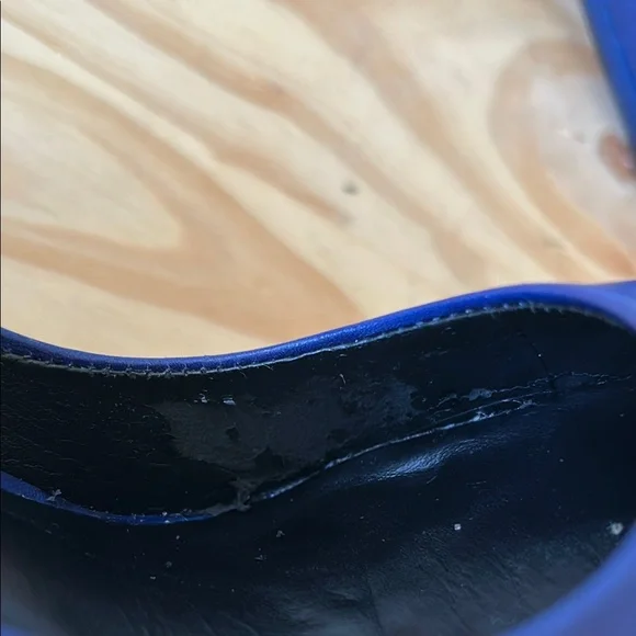 Aldo |Blue Textured Heels Elegant Stiletto Design sz 6 - Picture 7 of 9